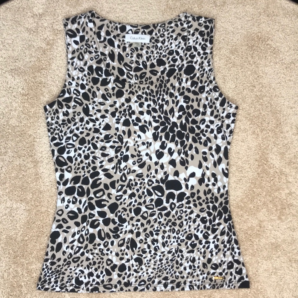 Calvin Klein stretch knit top